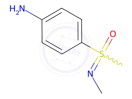 Chemical structure of (4-Aminophenyl)(methyl)(methylimino)-lambda6-sulfanone