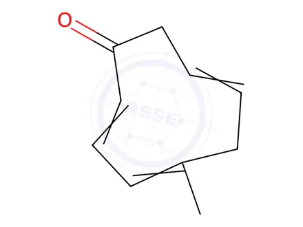 Chemical structure of 2,4,7-Cyclononatrien-1-one, 5-methyl-(9CI)