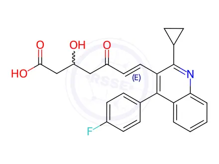 Chemical structure of Pitavastatin Calcium Impurity 77