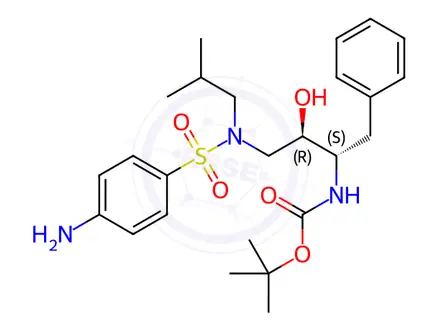 Chemical structure of Darunavir Impurity 30
