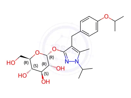 Chemical structure of Remogliflozin alpha Isomer