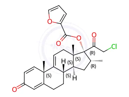 Chemical structure of Mometasone Furoate Impurity A