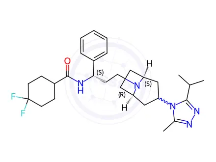 Chemical structure of Maraviroc Impurity 3