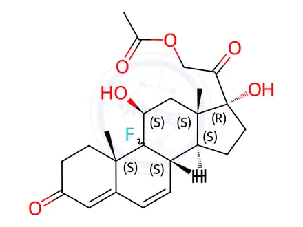 Chemical structure of Fludrocortisone Impurity 6
