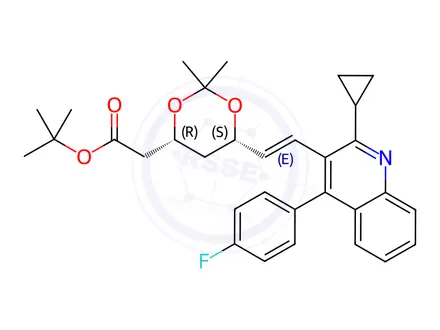 Chemical structure of Pitavastatin Impurity 7