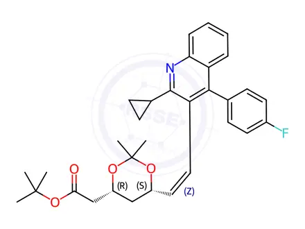 Chemical structure of Pitavastatin Impurity 38