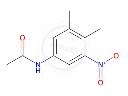 Chemical structure of N-(3,4-Dimethyl-5-nitrophenyl)acetamide