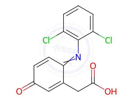 Chemical structure of Diclofenac Sodium Impurity 81