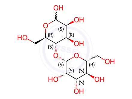 Chemical structure of Mannose Impurity 50 (β-1,4-Mannobiose)