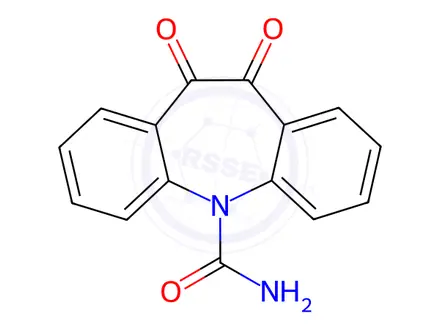 Chemical structure of Oxcarbazepine EP Impurity I