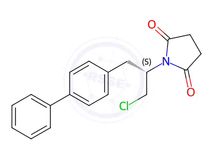 Chemical structure of Sacubitril Valsartan Sodium Impurity 115