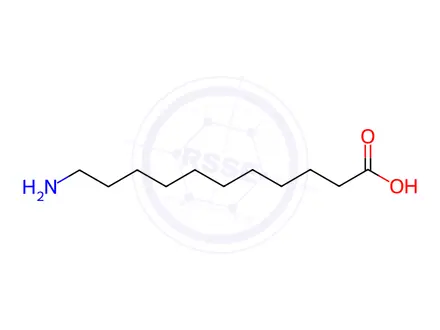 Chemical structure of NYLON 11