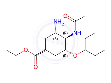 Chemical structure of Oseltamivir Impurity 79