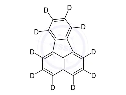 Chemical structure of Fluoranthene d10