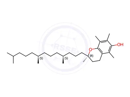 Chemical structure of DL-α-Tocopherol Impurity 29