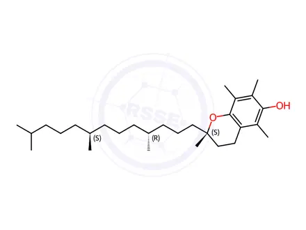 Chemical structure of DL-α-Tocopherol Impurity 34
