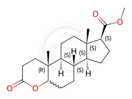 Chemical structure of Finasteride Impurity 9