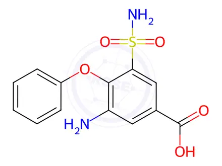 Chemical structure of Bumetanide EP Impurity B