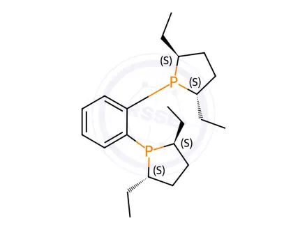 Chemical structure of (S,S)-Et-DUPHOS-Rh