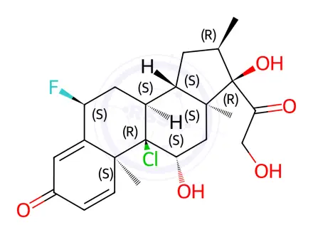Chemical structure of Fluticasone Propionate Impurity 29