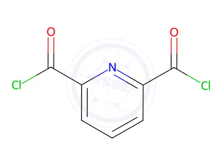 Chemical structure of Pyridine-2,6-dicarbonyl Dichloride