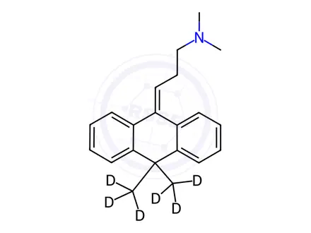 Chemical structure of Melitracen-d6 Hydrochloride