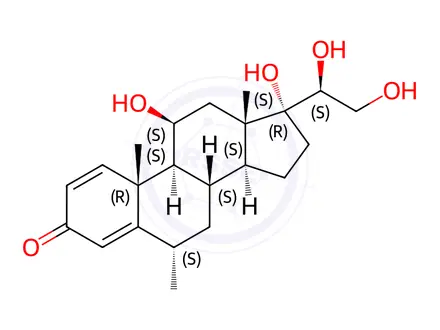 Chemical structure of Methylprednisolone Acetate Impurity 15
