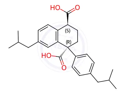 Chemical structure of Ibuprofen Impurity 188