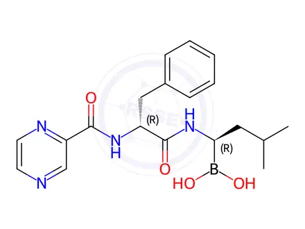 Chemical structure of Bortezomib Impurity H