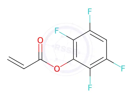 Chemical structure of 2,3,5,6-Tetrafluorophenyl acrylate