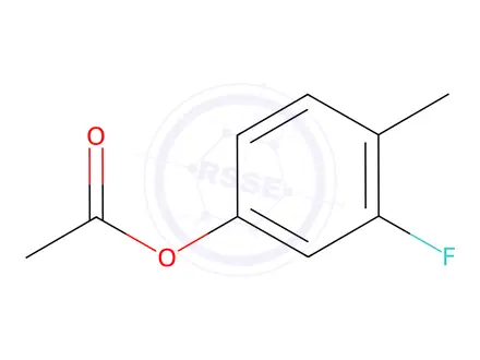 Chemical structure of ACetic acid 3-fluoro-4-methyl-phenyl ester