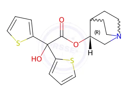 Chemical structure of Tiotropium Bromide Impurity 16