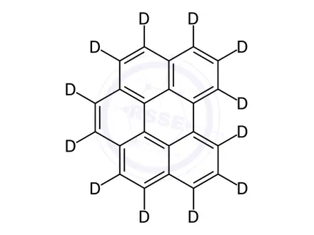 Chemical structure of Benzo(g,h,i)perylene-[D12]