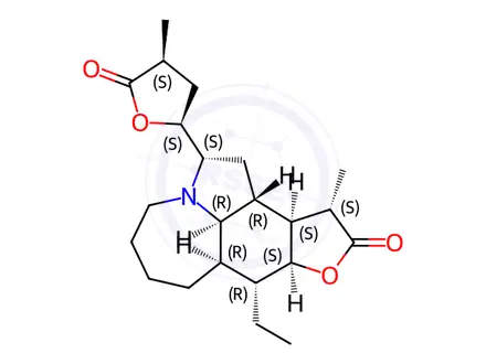 Chemical structure of Tuberostemonine