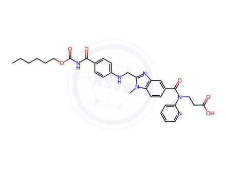 Chemical structure of Dabigatran impurity F