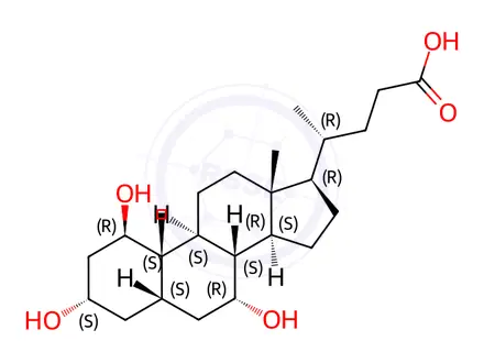 Chemical structure of Allocholic Acid Impurity 36