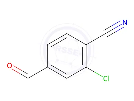 Chemical structure of 2-Chloro-4-formylbenzonitrile