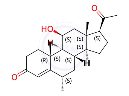 Chemical structure of Methylprednisolone Impurity 31