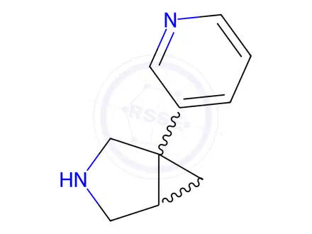 Chemical structure of 1-(pyridin-3-yl)-3-azabicyclo[3.1.0]hexane dihydrochloride