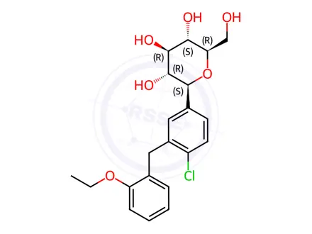 Chemical structure of Dapagliflozin Impurity 21