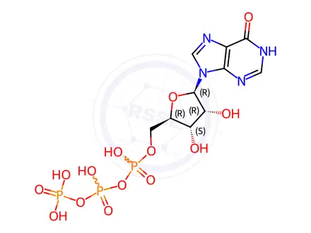 Chemical structure of Inosine triphosphate
