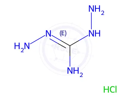 Chemical structure of 1,3-Diaminoguanidine hydrochloride