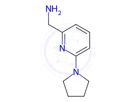 Chemical structure of (6-(Pyrrolidin-1-yl)pyridin-2-yl)methanamine