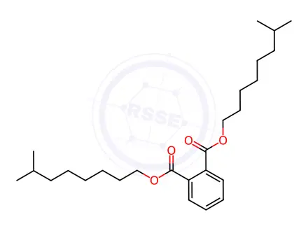 Chemical structure of Phthalic acid,bis-iso-nonyl ester