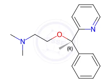 Chemical structure of R-Doxylamine