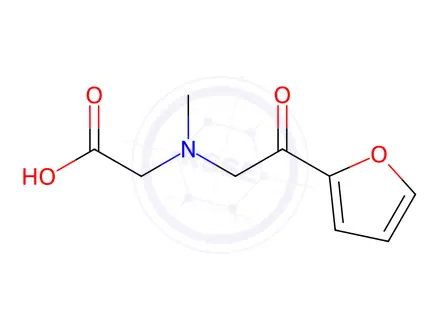 Chemical structure of 2-((2-(Furan-2-yl)-2-oxoethyl)(methyl)amino)acetic acid