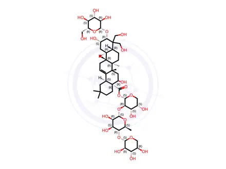 Chemical structure of Deapioplatycodin D