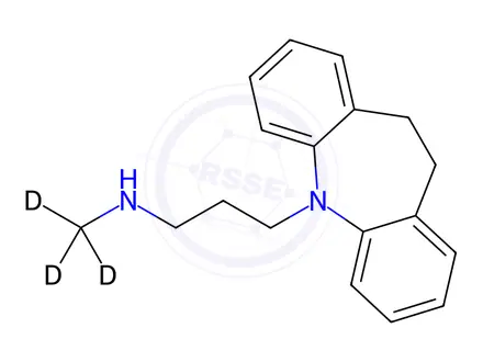 Chemical structure of Desipramine-d3