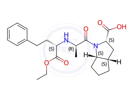 Chemical structure of Ramipril EP Impurity I