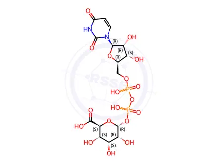 Chemical structure of Uridine Impurity 74 (UDP-Glucuronic acid)